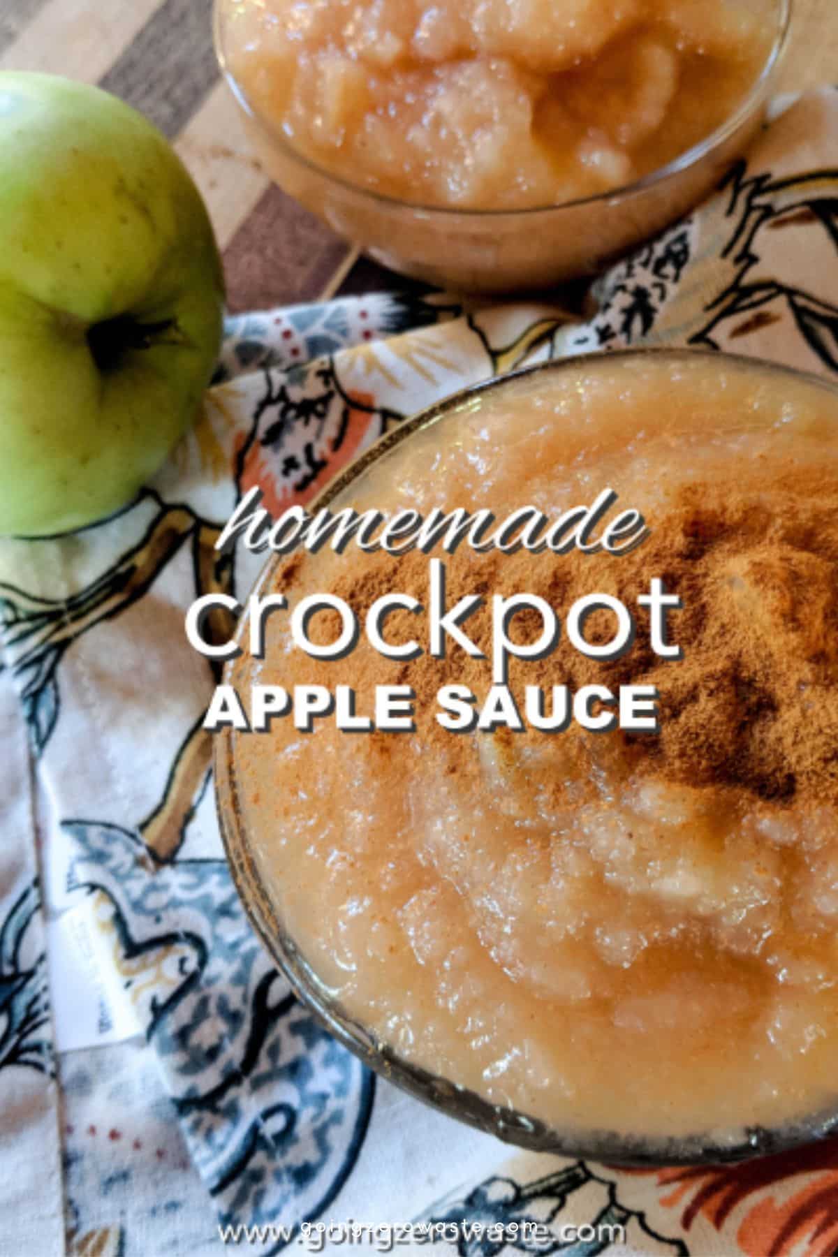 Slow Cooker Applesauce – Going Zero Waste