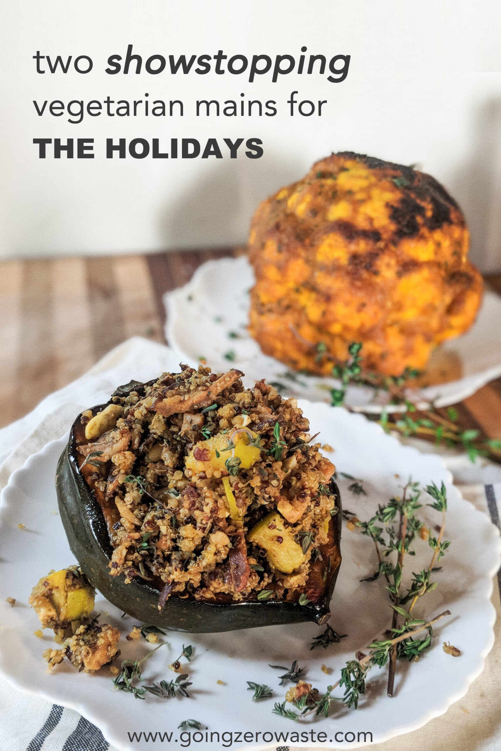 My Favorite Vegetarian Main Dish Recipes for the Holidays