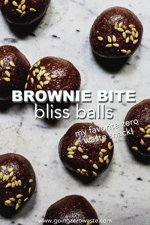 Vegan Brownie Bites – Going Zero Waste